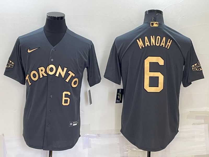 Toronto Blue Jays #6 Alek Manoah Number Grey 2022 All Star Stitched Cool Base Nike Jersey,We sell and wholesale Toronto Blue Jays #6 Alek Manoah Number Grey 2022 All Star Stitched Cool Base Nike Jersey on line form chian!